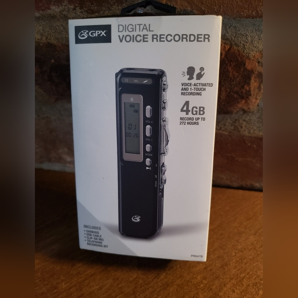 GPX Digital Voice Recorder